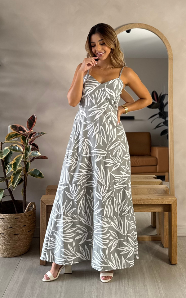 VESTIDO LARGO SELVA