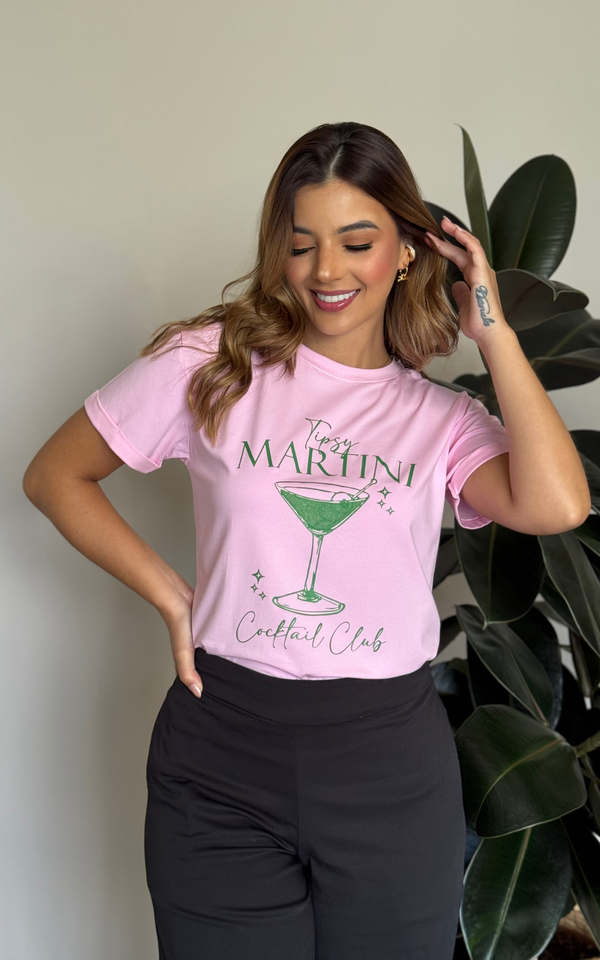 CAMISETA ROSA MARTINI