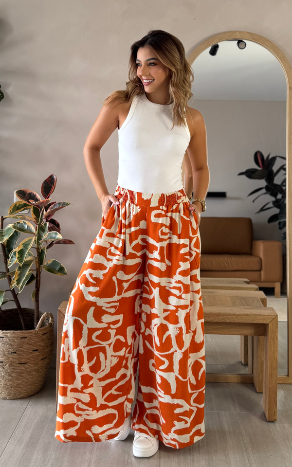 PANTALON LUCIANA CHALIS ESTAMPADO